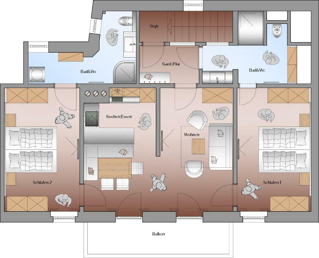 Appartements Erwin & Eleonore Huettl - Penthouse Neukirchen am Großvenediger Extérieur photo